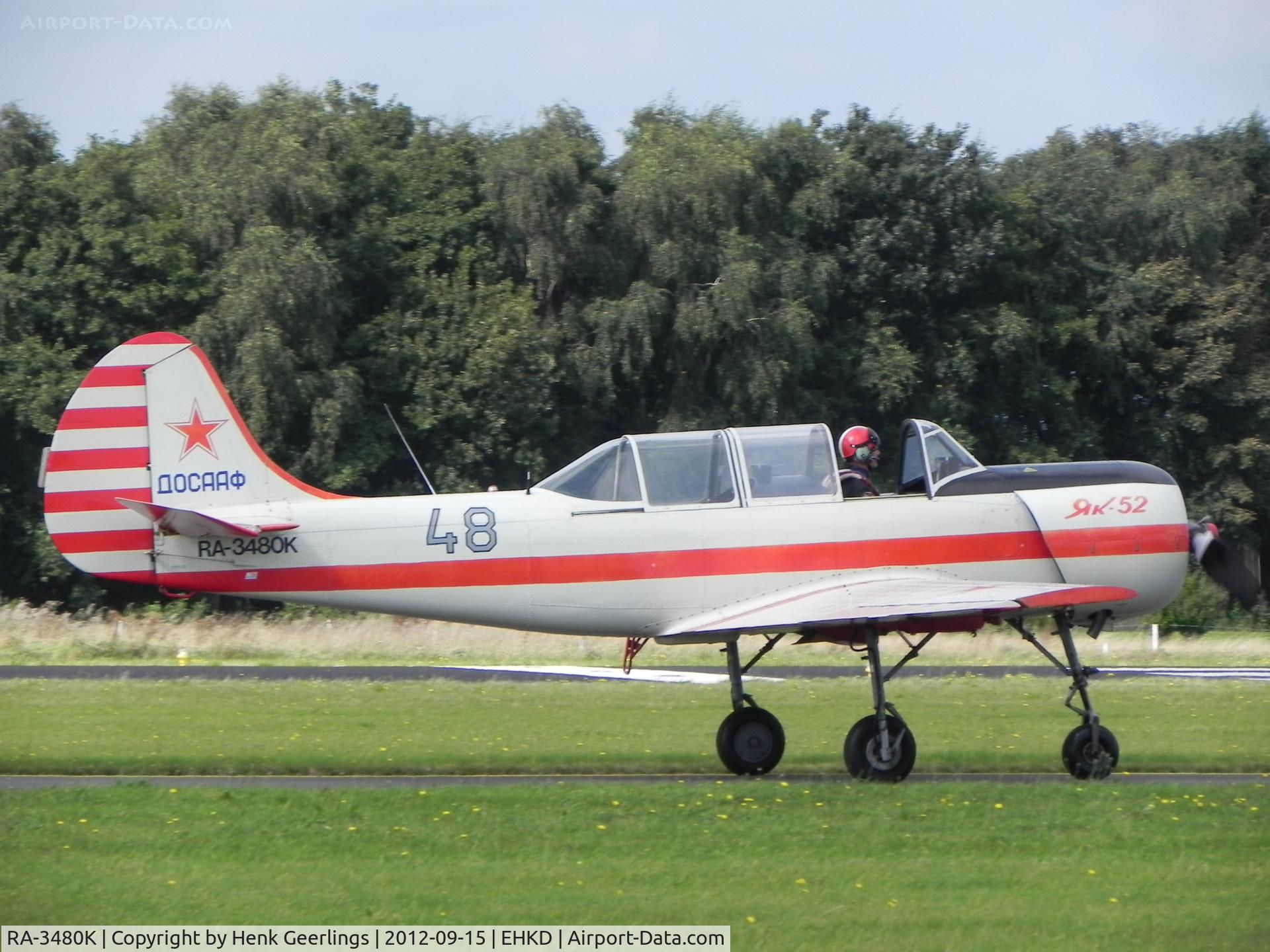 RA-3480K, Yakovlev Yak-52 C/N 9111413, Heldair Show ;  Den Helder Airport

