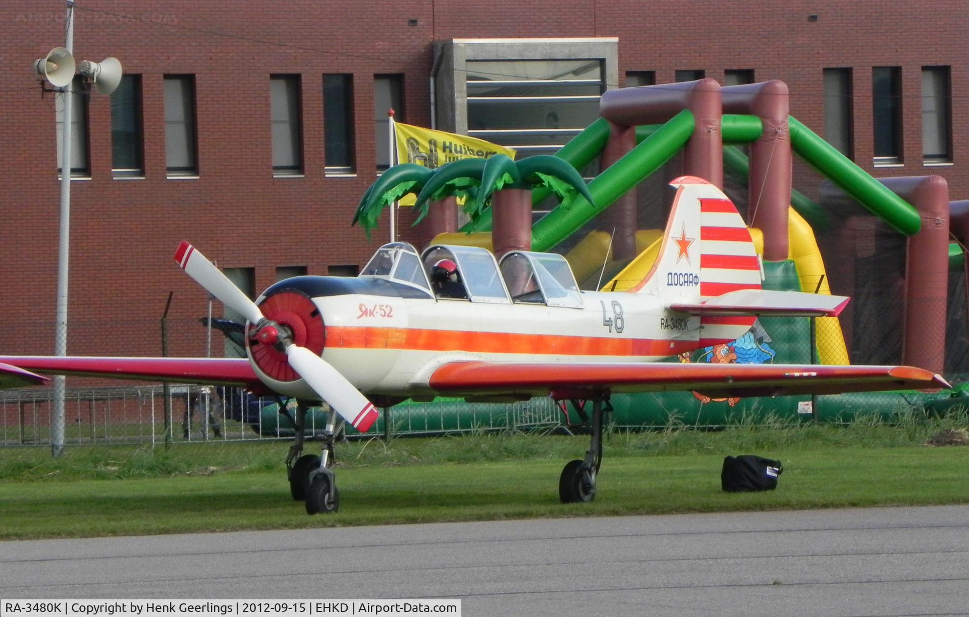 RA-3480K, Yakovlev Yak-52 C/N 9111413, Heldair Show ;  Den Helder Airport

