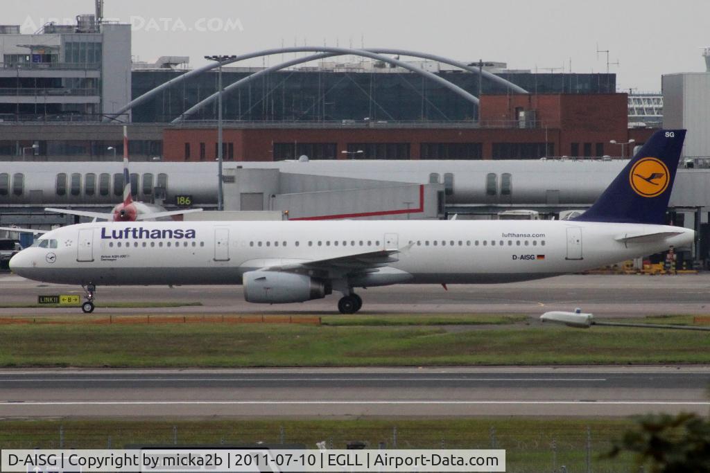 D-AISG, 2000 Airbus A321-231 C/N 1273, Taxiing