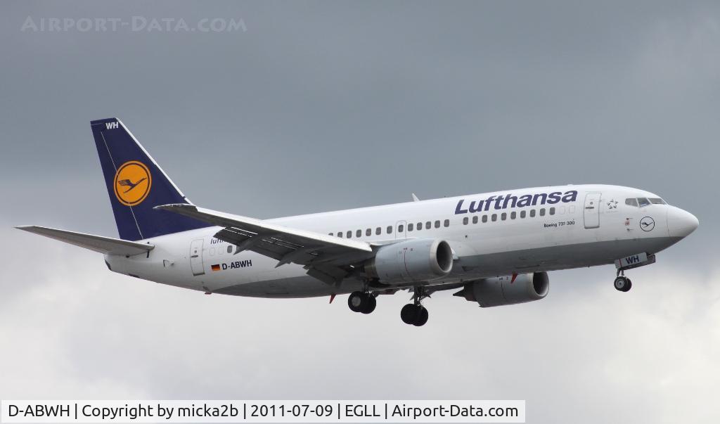 D-ABWH, 1989 Boeing 737-330 C/N 24284, Landing