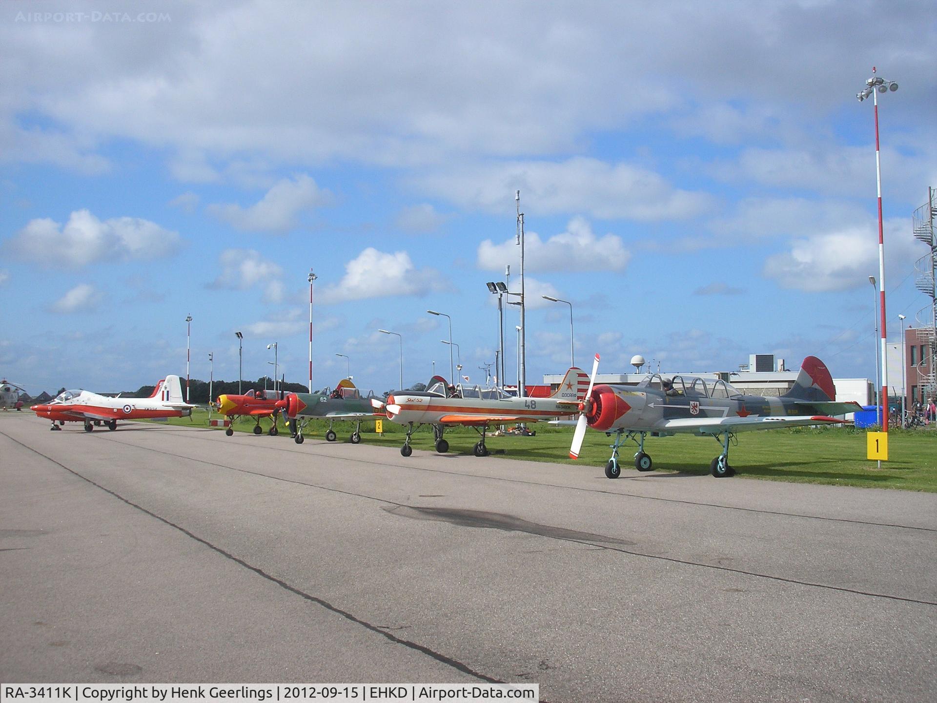 RA-3411K, 1987 Yakovlev Yak-52 C/N 877803, Heldair Show ;  Den Helder Airport

