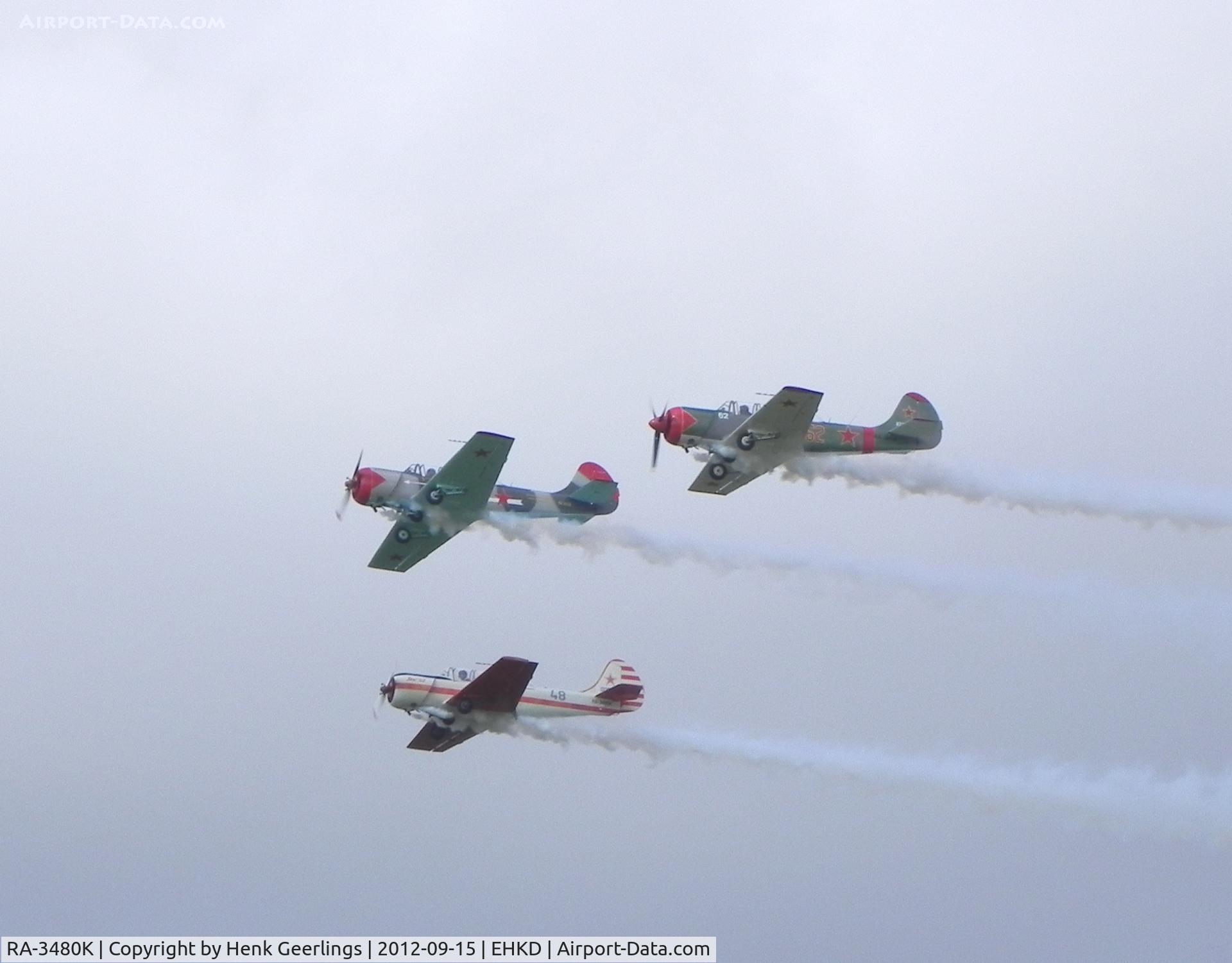 RA-3480K, Yakovlev Yak-52 C/N 9111413, Heldair Show ;  Den Helder Airport


