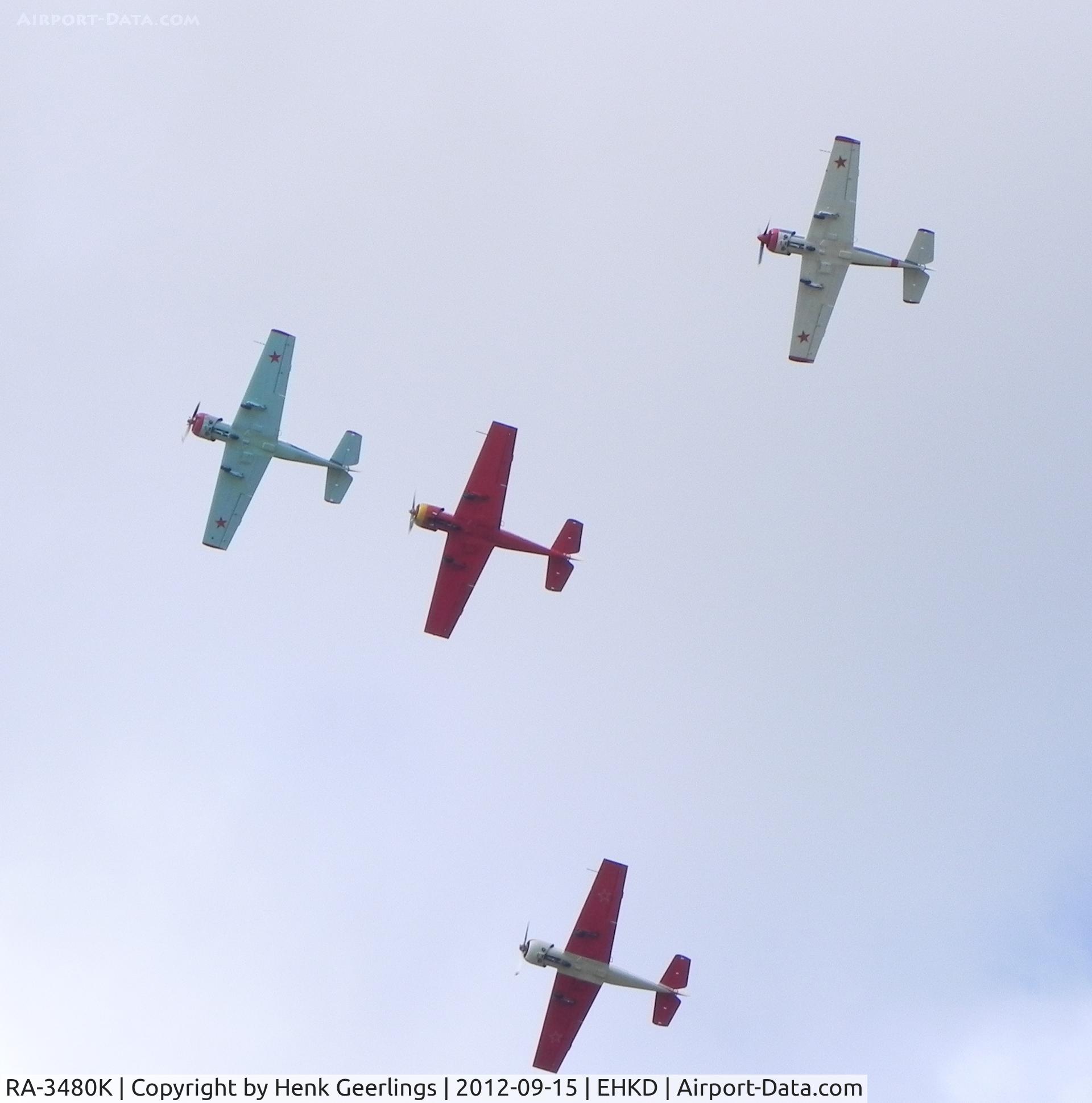 RA-3480K, Yakovlev Yak-52 C/N 9111413, Heldair Show ;  Den Helder Airport

