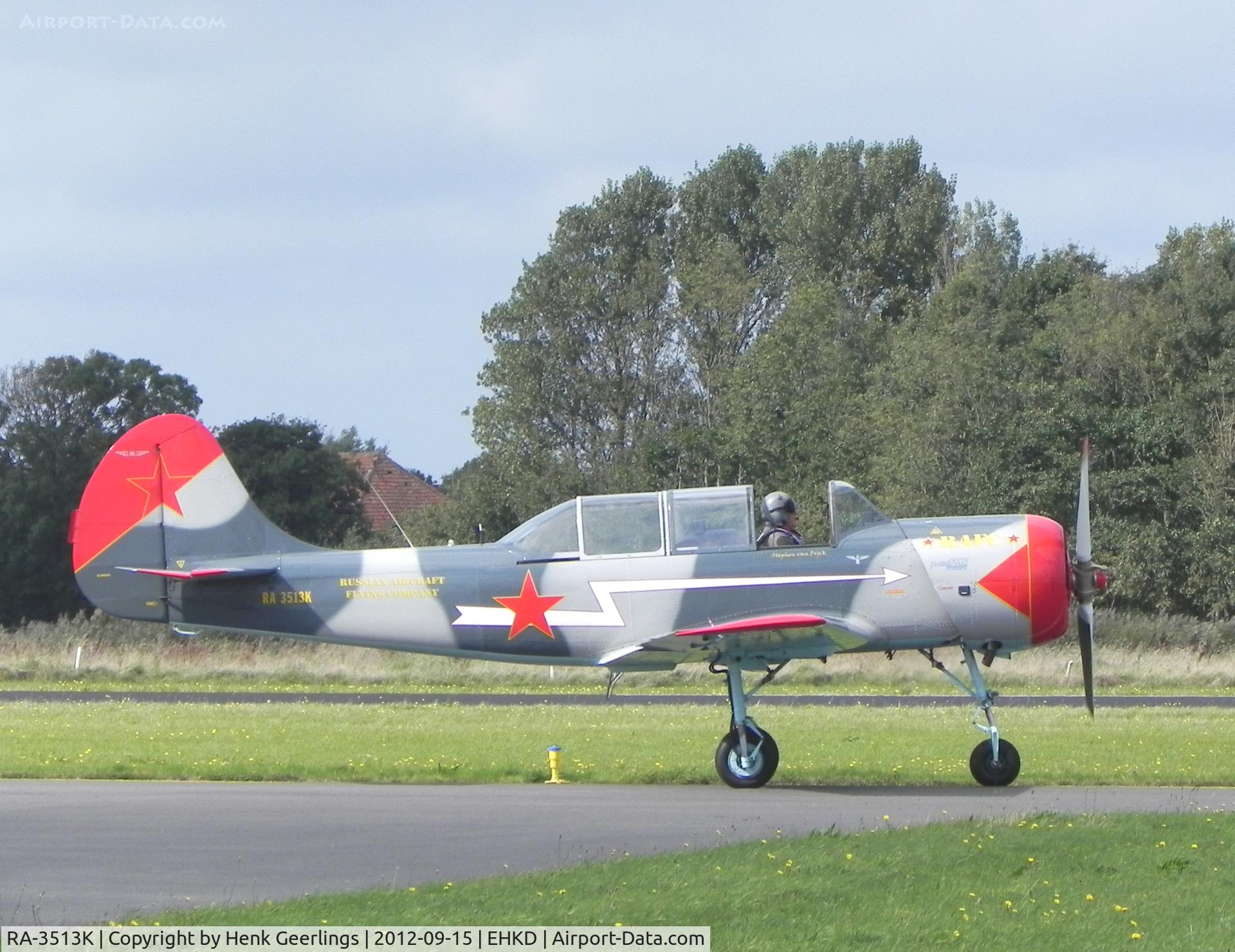 RA-3513K, 1989 Bacau Yak-52 C/N 899714, Heldair Show ;  Den Helder Airport

