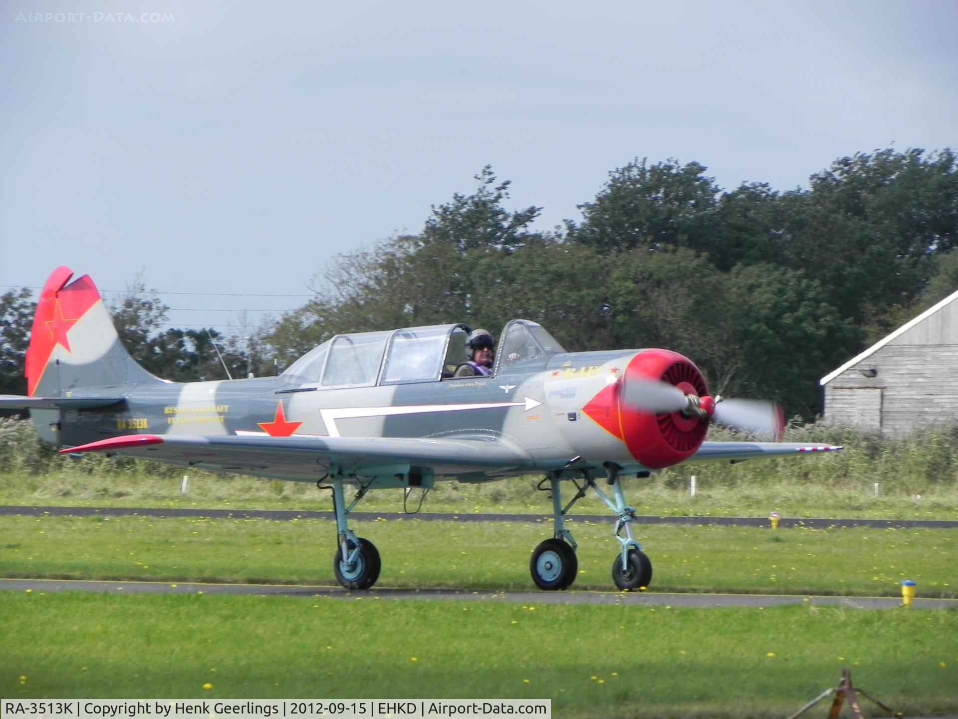 RA-3513K, 1989 Bacau Yak-52 C/N 899714, Heldair Show ;  Den Helder Airport

