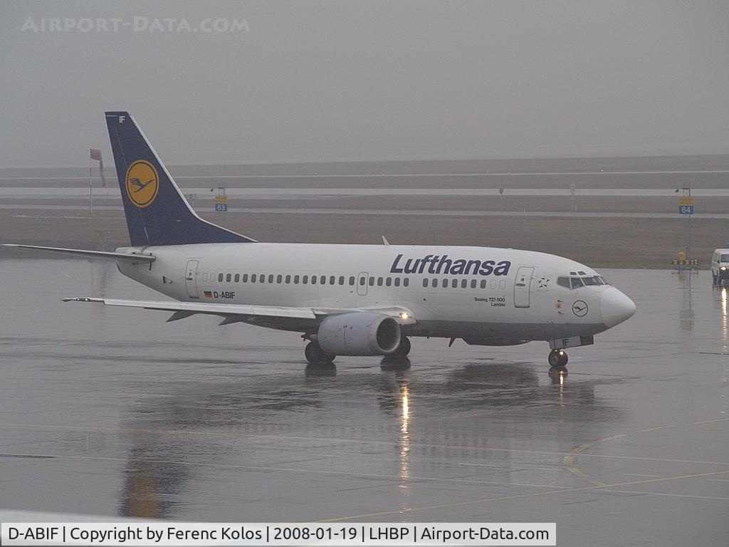 D-ABIF, 1991 Boeing 737-530 C/N 24820, Ferihegy