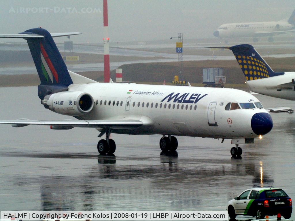 HA-LMF, 1996 Fokker 70 (F-28-0070) C/N 11571, Ferihegy