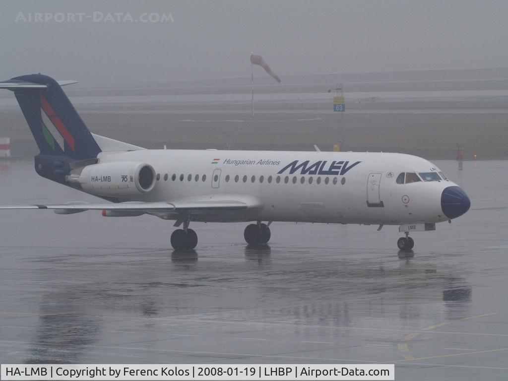 HA-LMB, 1996 Fokker 70 (F-28-0070) C/N 11565, Ferihegy