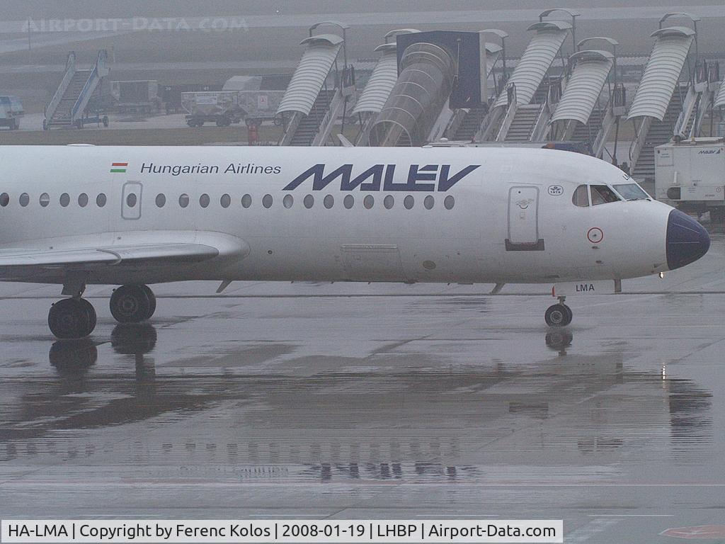 HA-LMA, 1995 Fokker 70 (F-28-0070) C/N 11564, Ferihegy