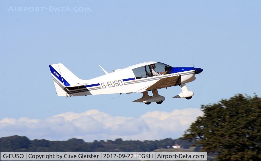 G-EUSO, 1973 Robin DR-400-140 Major C/N 904, Ex: F-BUSO > G-EUSO > Originally owned to and currently with, Weald Air Services Ltd in September 2003.