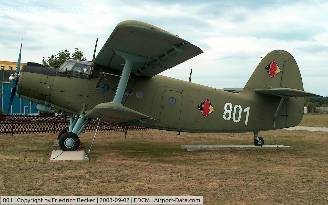 801, Antonov An-2TP C/N 128 (473) 01, static display at Kamenz regional airport