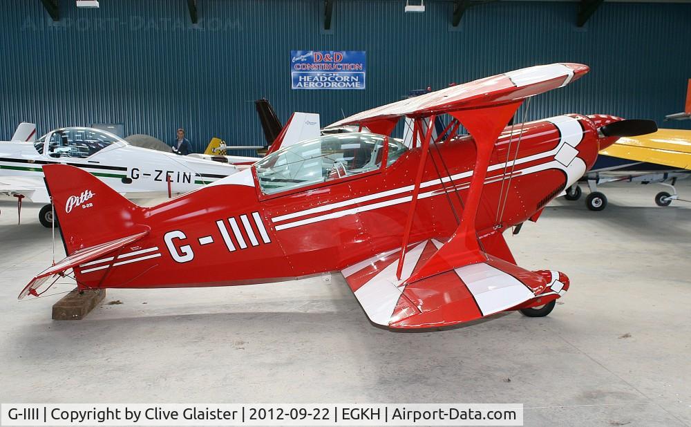 G-IIII, 1983 Pitts S-2B Special C/N 5010, Ex: N5330G  G-IIII - Originally into private hands in January 1989 and currently owned to, Aerospace Optics Ltd since December 2011.