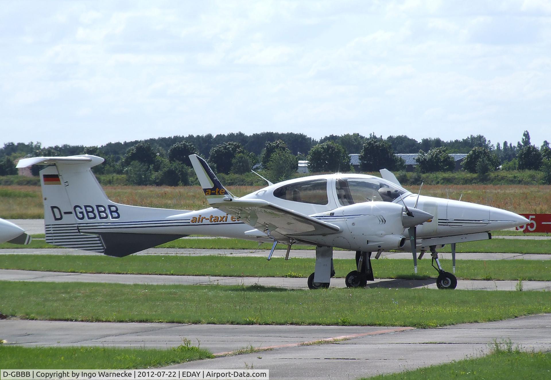 D-GBBB, 2005 Diamond DA-42 Twin Star C/N 42.055, Diamond DA-42 Twin Star at Strausberg airfield