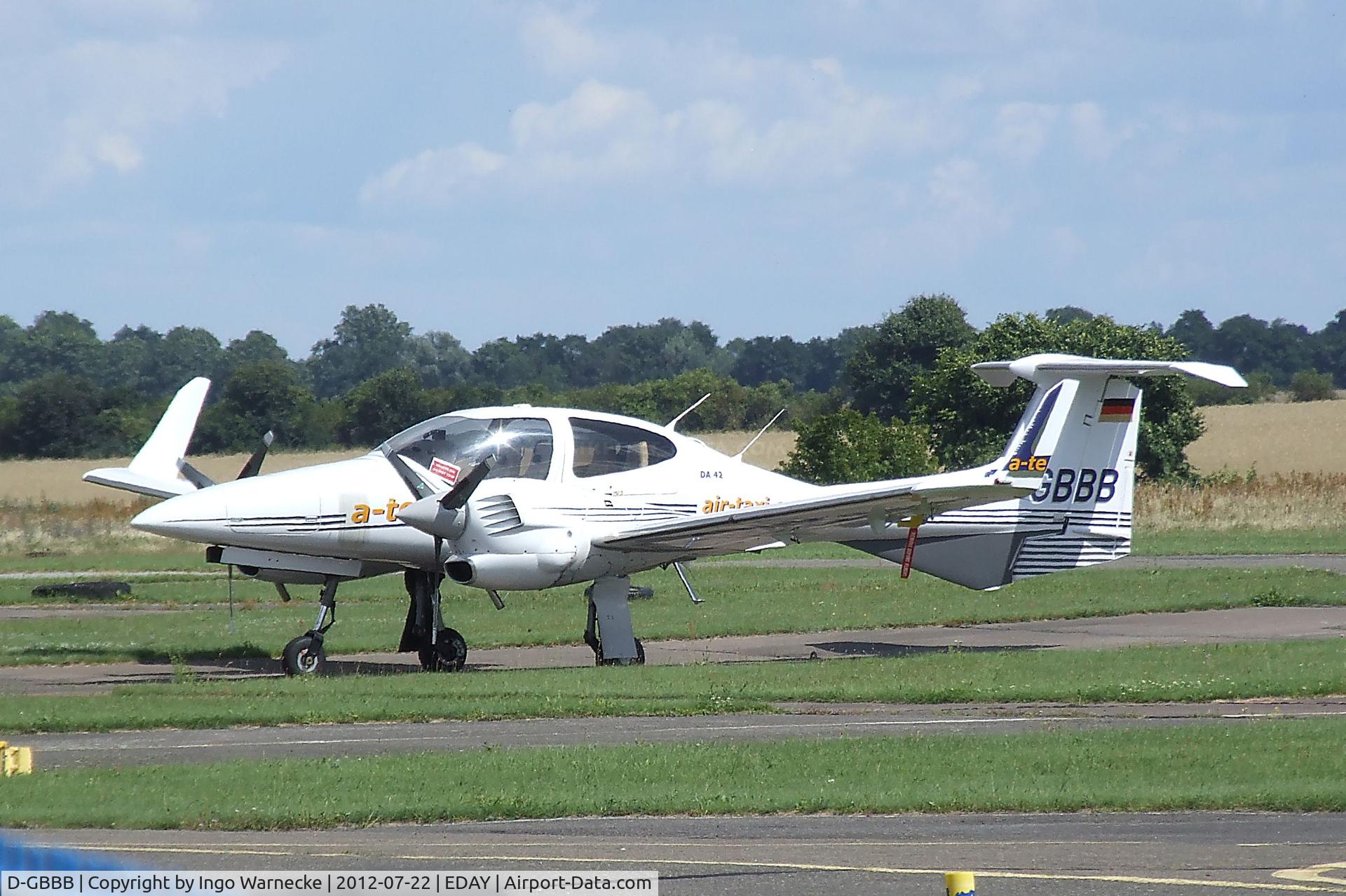 D-GBBB, 2005 Diamond DA-42 Twin Star C/N 42.055, Diamond DA-42 Twin Star at Strausberg airfield