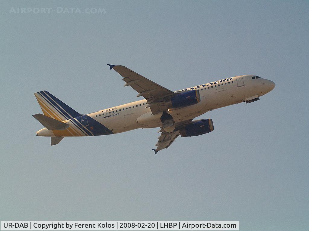 UR-DAB, 1991 Airbus A320-231 C/N 230, Ferihegy