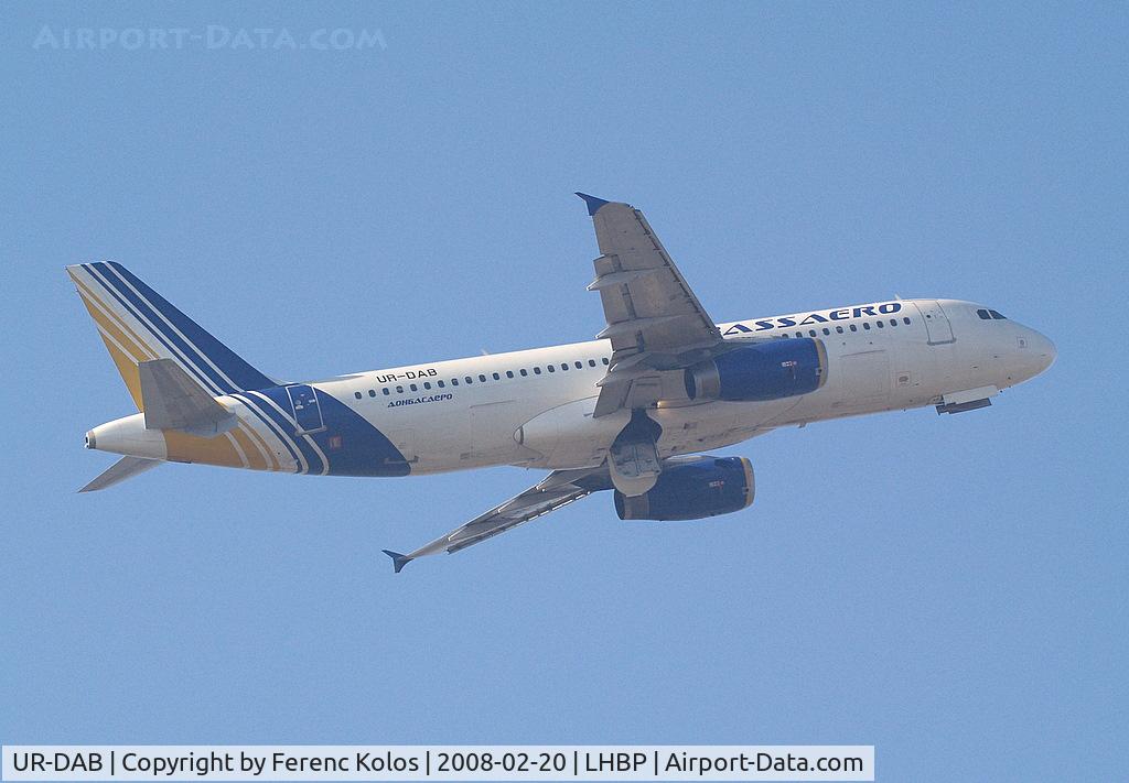 UR-DAB, 1991 Airbus A320-231 C/N 230, Ferihegy