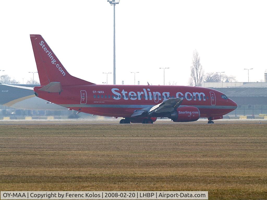 OY-MAA, 1990 Boeing 737-5L9 C/N 24778, Ferihegy