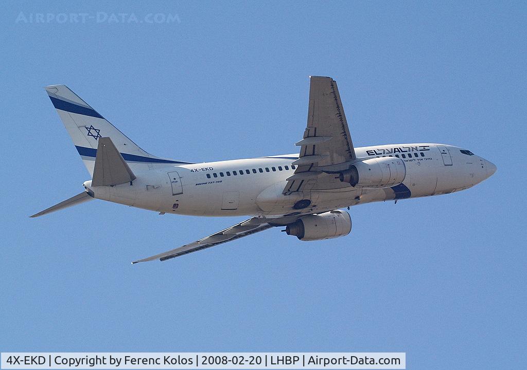 4X-EKD, 1999 Boeing 737-758 C/N 29960, Ferihegy