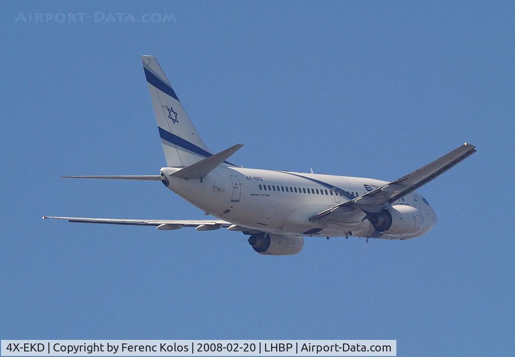4X-EKD, 1999 Boeing 737-758 C/N 29960, Ferihegy