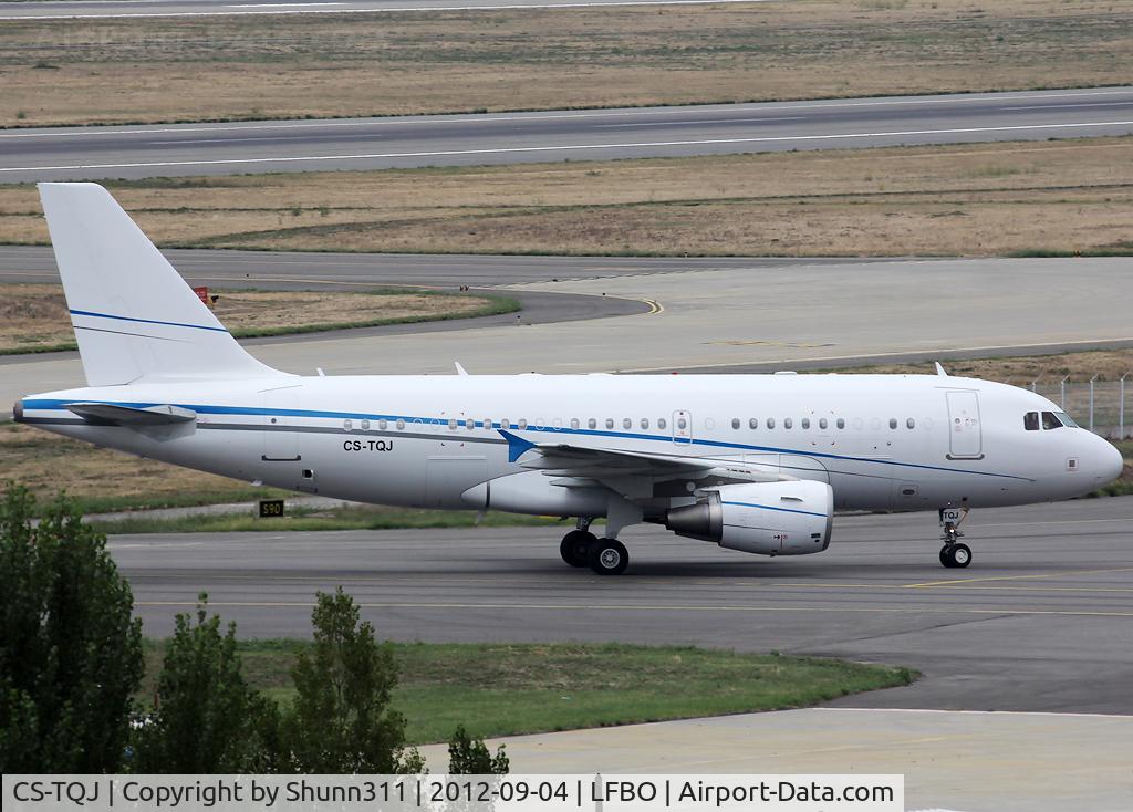 CS-TQJ, 2006 Airbus A319-115CJ C/N 2675, Taxiing to Airbus factory