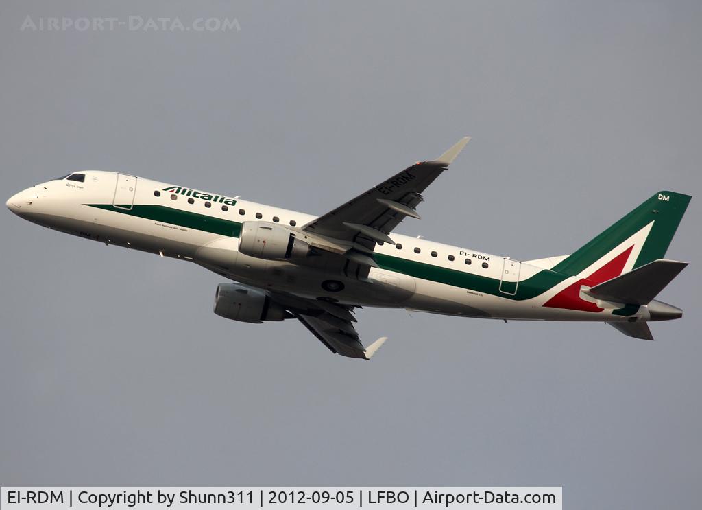 EI-RDM, 2012 Embraer 175LR (ERJ-170-200LR) C/N 17000346, Taking off from rwy 32R
