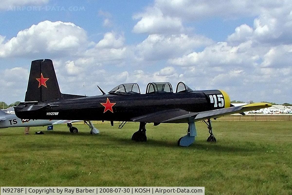 N9278F, 1964 Nanchang CJ-6A C/N 1032018, Nanchang CJ-6A [1032018] Oshkosh-Wittman Regional Airport~N 30/07/2008