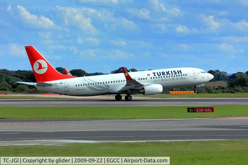 TC-JGI, 2006 Boeing 737-8F2 C/N 34407, MAN Departure