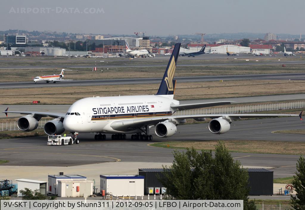 9V-SKT, 2012 Airbus A380-841 C/N 092, Ready for delivery...