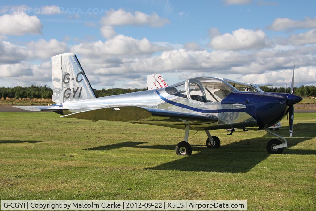 G-CGYI, 2011 Vans RV-12 C/N LAA 363-14994, Vans RV-12, Great North Fly-In, Eshott Airfield UK, September 2012.