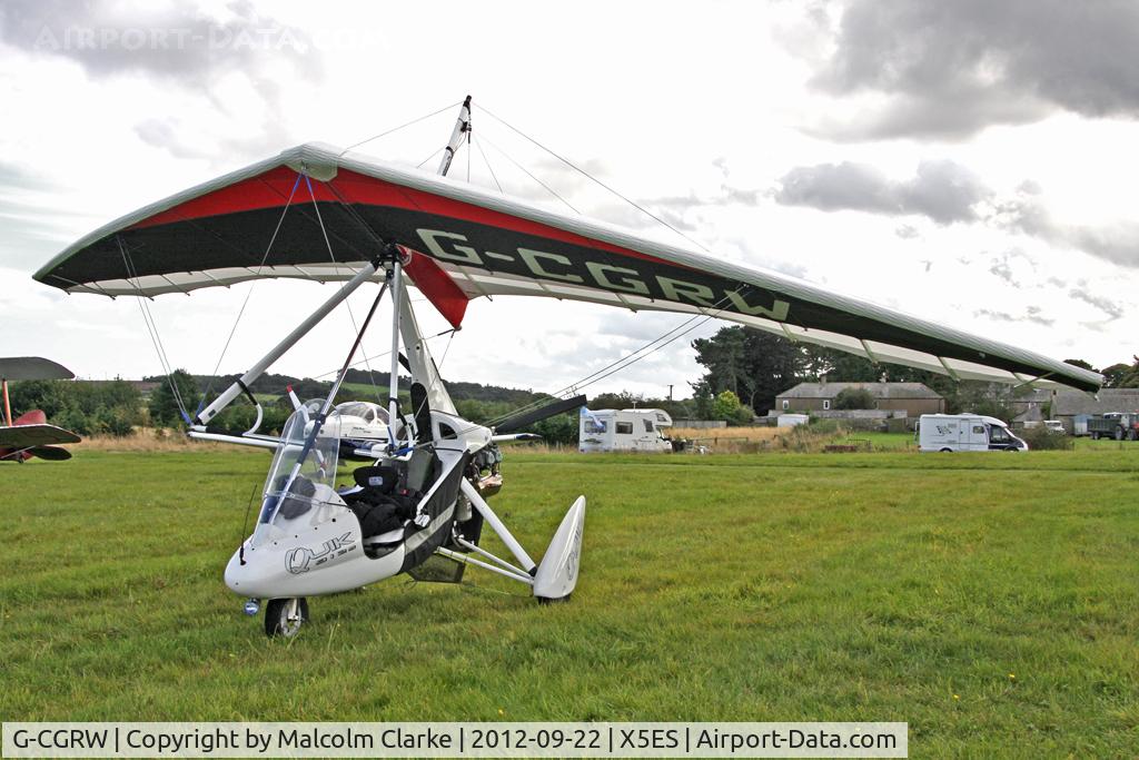 G-CGRW, 2010 P&M Aviation Pegasus Quik C/N 8549, P & M Aviation Pegasus Quik, Great North Fly-In, Eshott Airfield UK, September 2012.