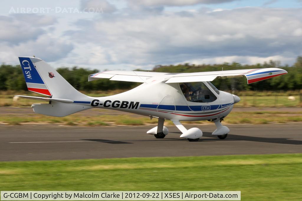 G-CGBM, 2009 Flight Design CTSW C/N 8484, Flight Design CTSW, Great North Fly-In, Eshott Airfield UK, September 2012.