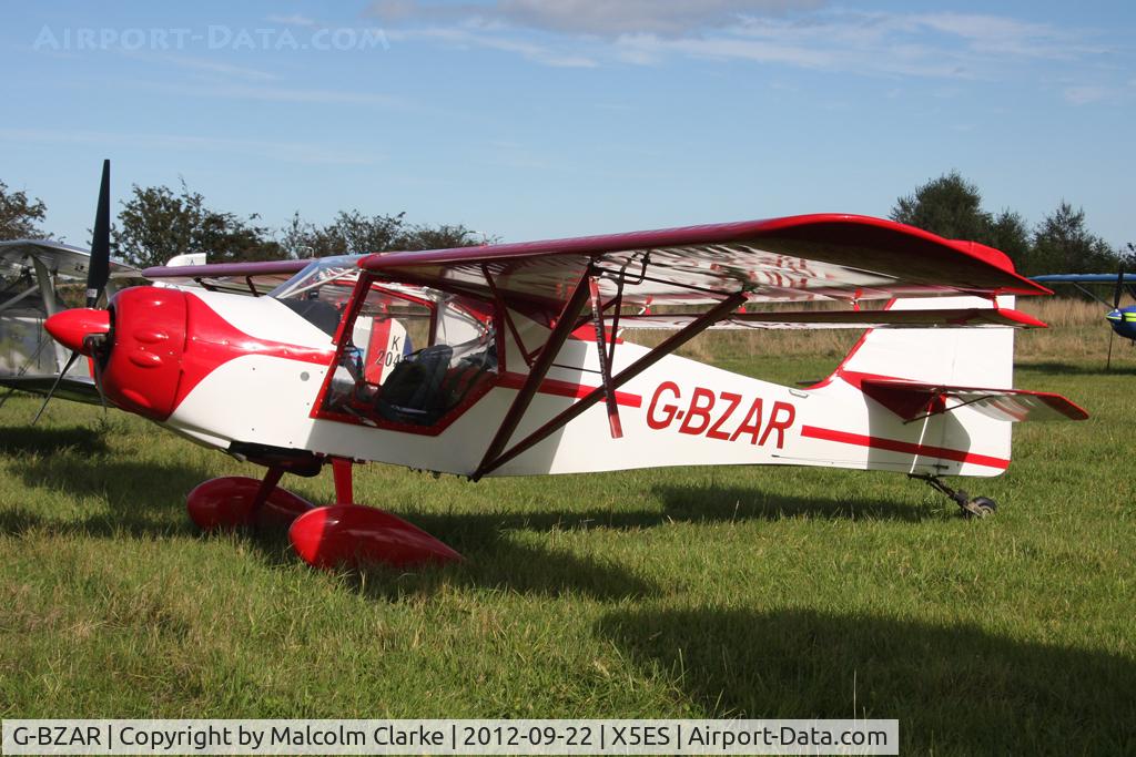 G-BZAR, 1996 Denney Kitfox 4-1200 Speedster C/N PFA 172B-12529, Denney Kitfox 4-1200 Speedster, Great North Fly-In, Eshott Airfield UK, September 2012.