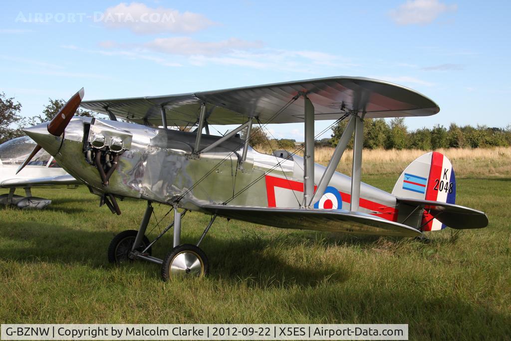 G-BZNW, 2003 Isaacs Fury II C/N PFA 011-13402, Isaacs Fury II, Great North Fly-In, Eshott Airfield UK, September 2012.