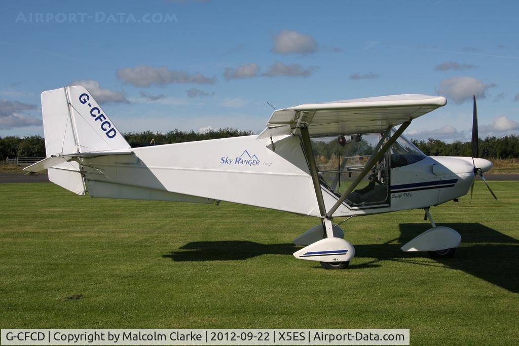 G-CFCD, 2007 Skyranger Swift 912S(1) C/N BMAA/HB/554, Skyranger Swift 912S(1), Great North Fly-In, Eshott Airfield UK, September 2012.