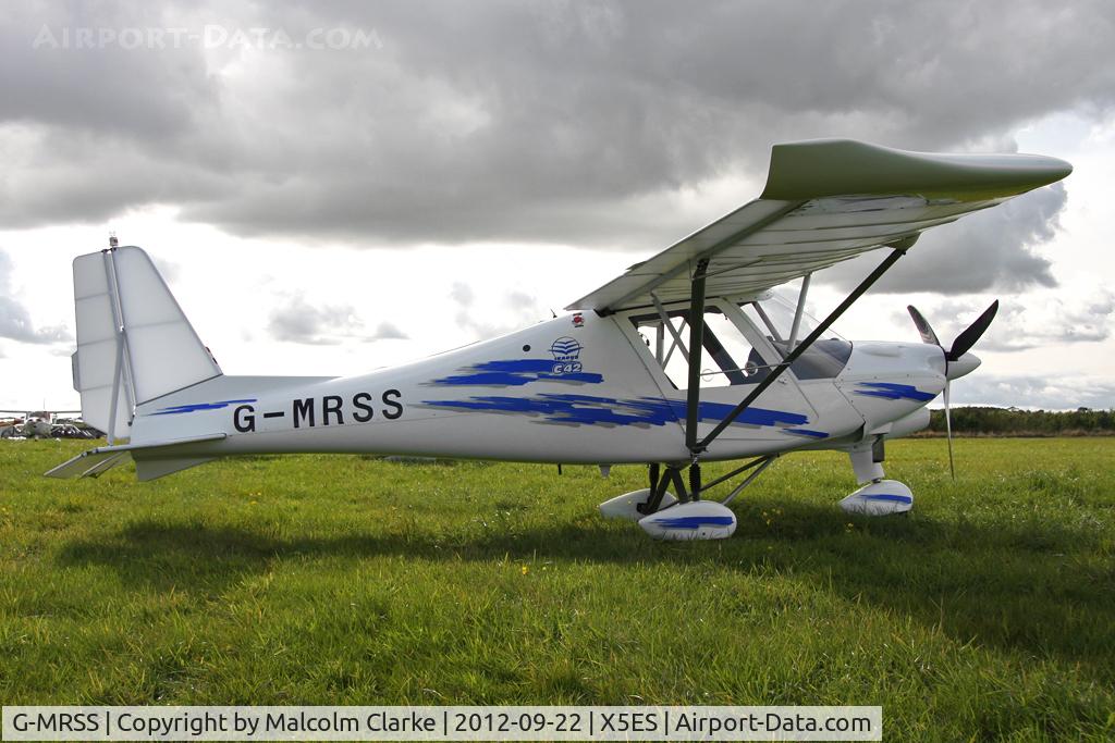 G-MRSS, 2011 Comco Ikarus C42 FB80 Bravo C/N 1110-7175, Comco Ikarus C42 FB80 Bravo, Great North Fly-In, Eshott Airfield UK, September 2012.