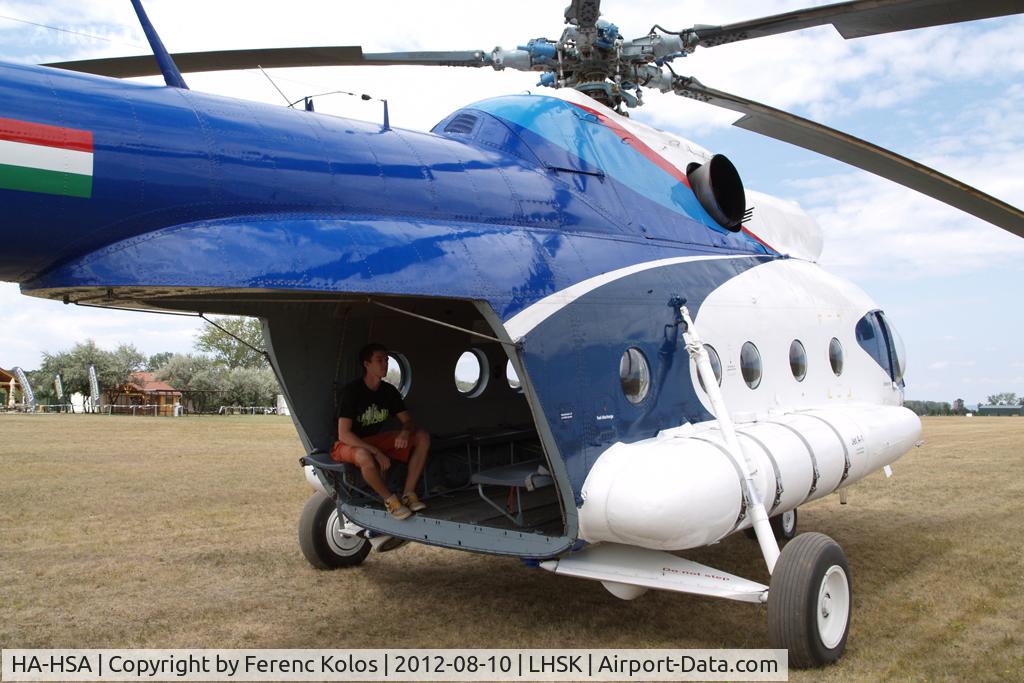 HA-HSA, 1980 Mil Mi-8T C/N 7970, Siófok