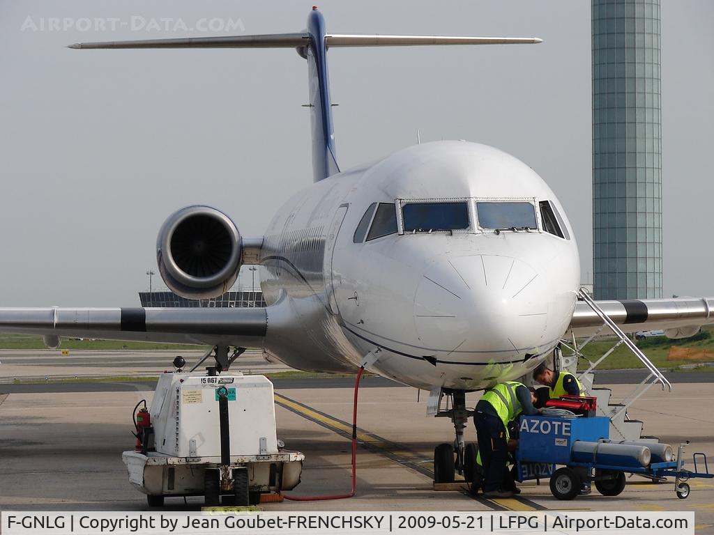 F-GNLG, 1991 Fokker 100 (F-28-0100) C/N 11363, ex Blue Line / ceased operations 6 oct 2010