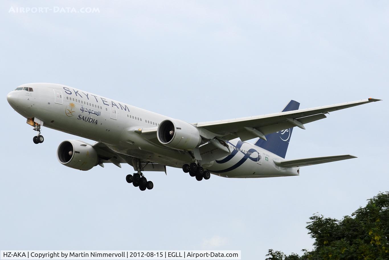 HZ-AKA, 1997 Boeing 777-268/ER C/N 28344, Saudia - SKYTEAM