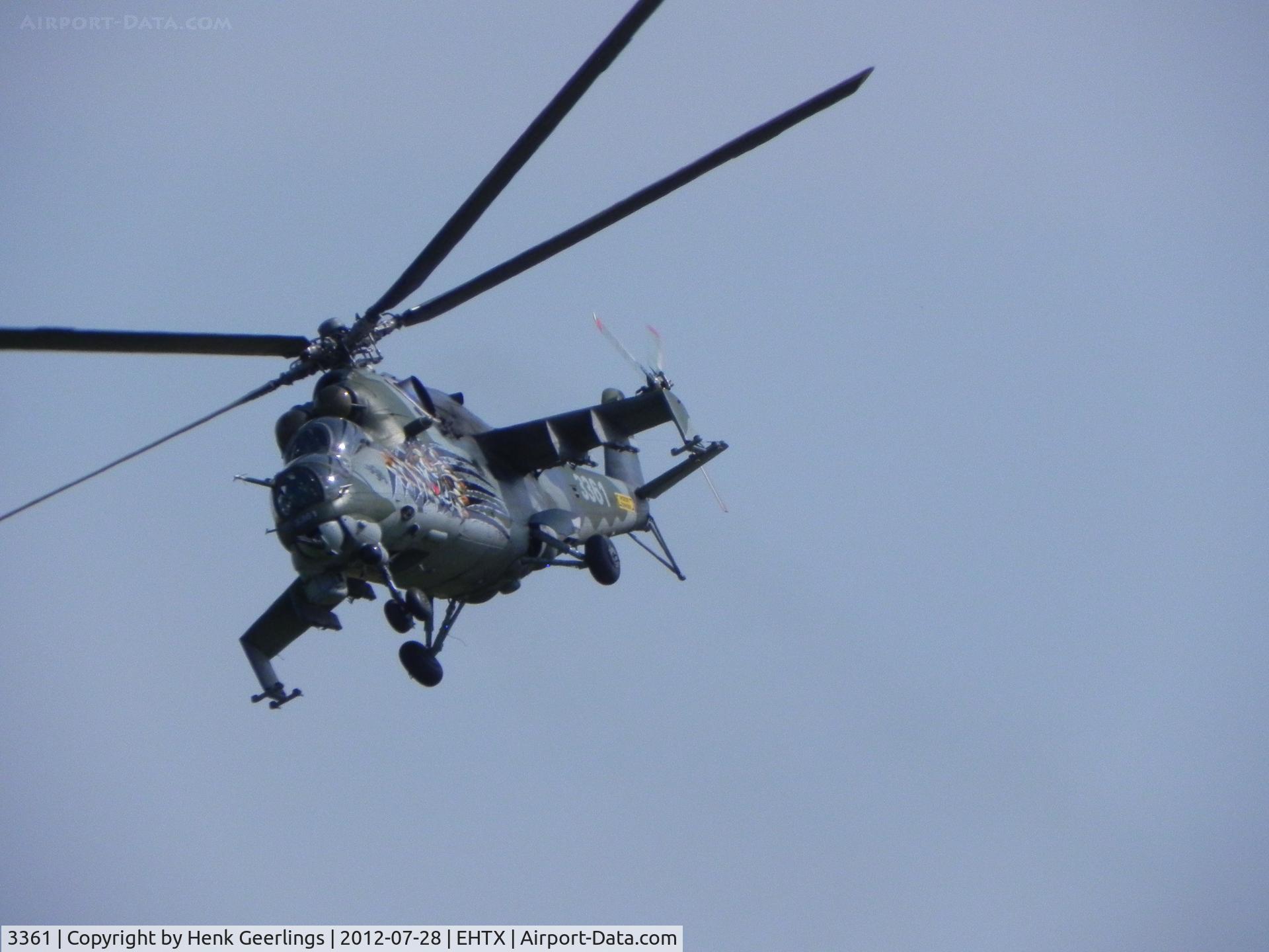3361, 2005 Mil Mi-35 Hind E C/N 203361, Texel Air Show ; Czech AF