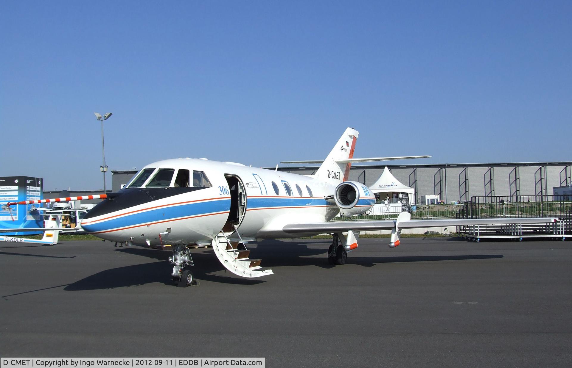 D-CMET, 1976 Dassault Falcon (Mystere) 20E-5 C/N 329, Dassault Falcon 20E-5 research aircraft of the DLR at ILA 2012, Berlin