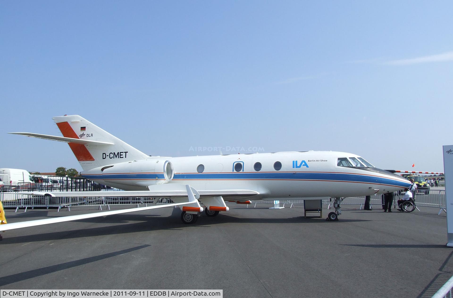 D-CMET, 1976 Dassault Falcon (Mystere) 20E-5 C/N 329, Dassault Falcon 20E-5 research aircraft of the DLR at ILA 2012, Berlin