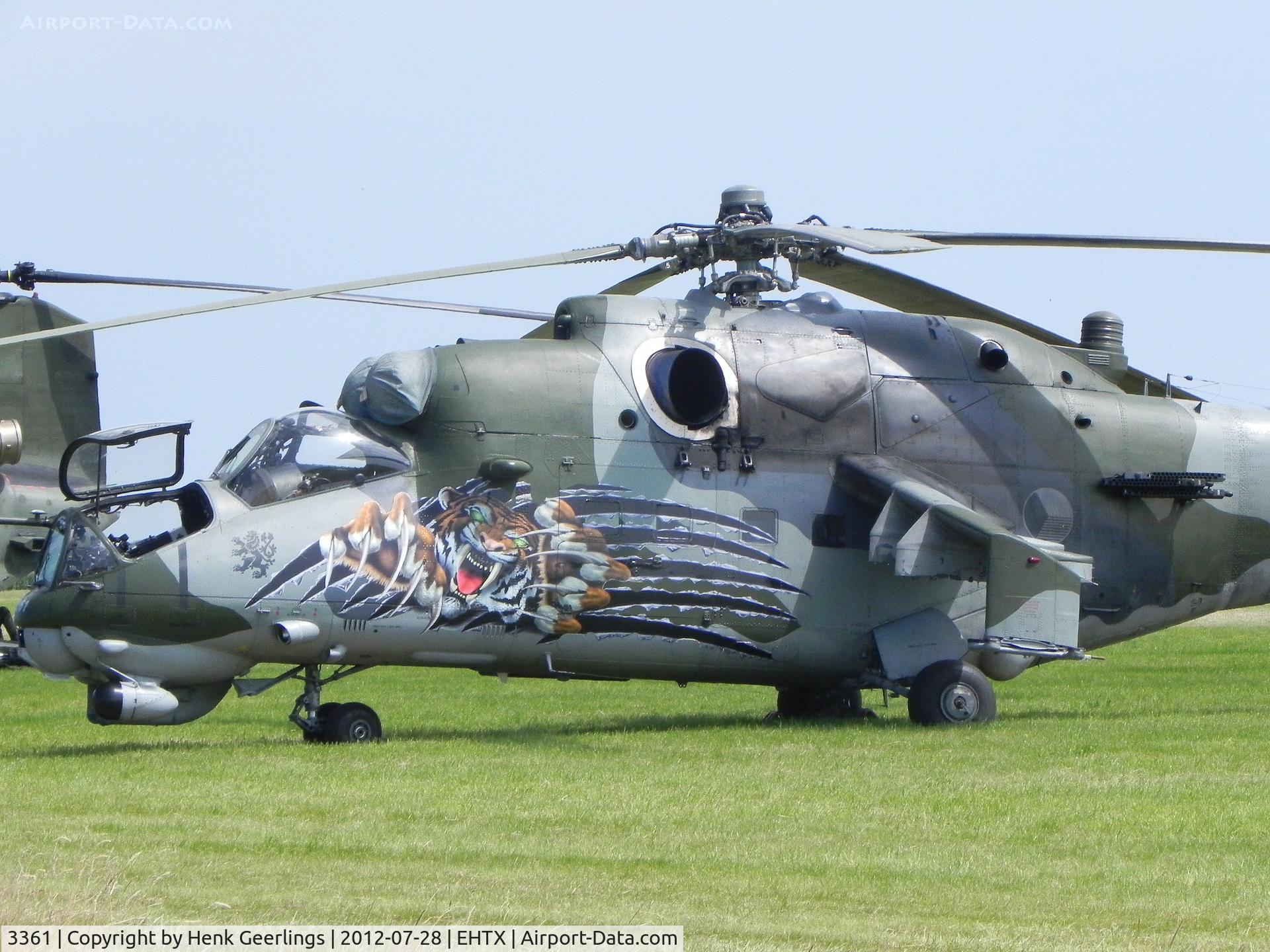 3361, 2005 Mil Mi-35 Hind E C/N 203361, Texel Air Show ; Czech AF