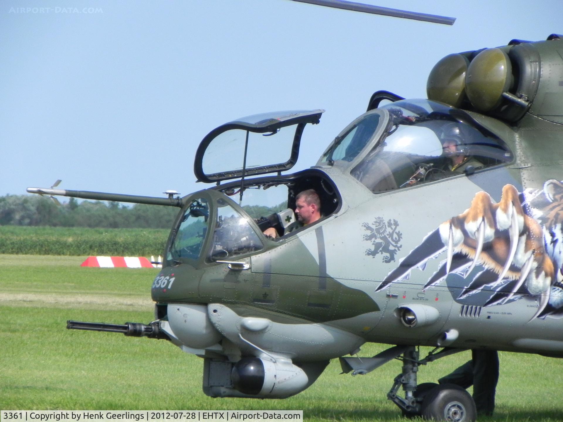 3361, 2005 Mil Mi-35 Hind E C/N 203361, Texel Air Show ; Czech AF