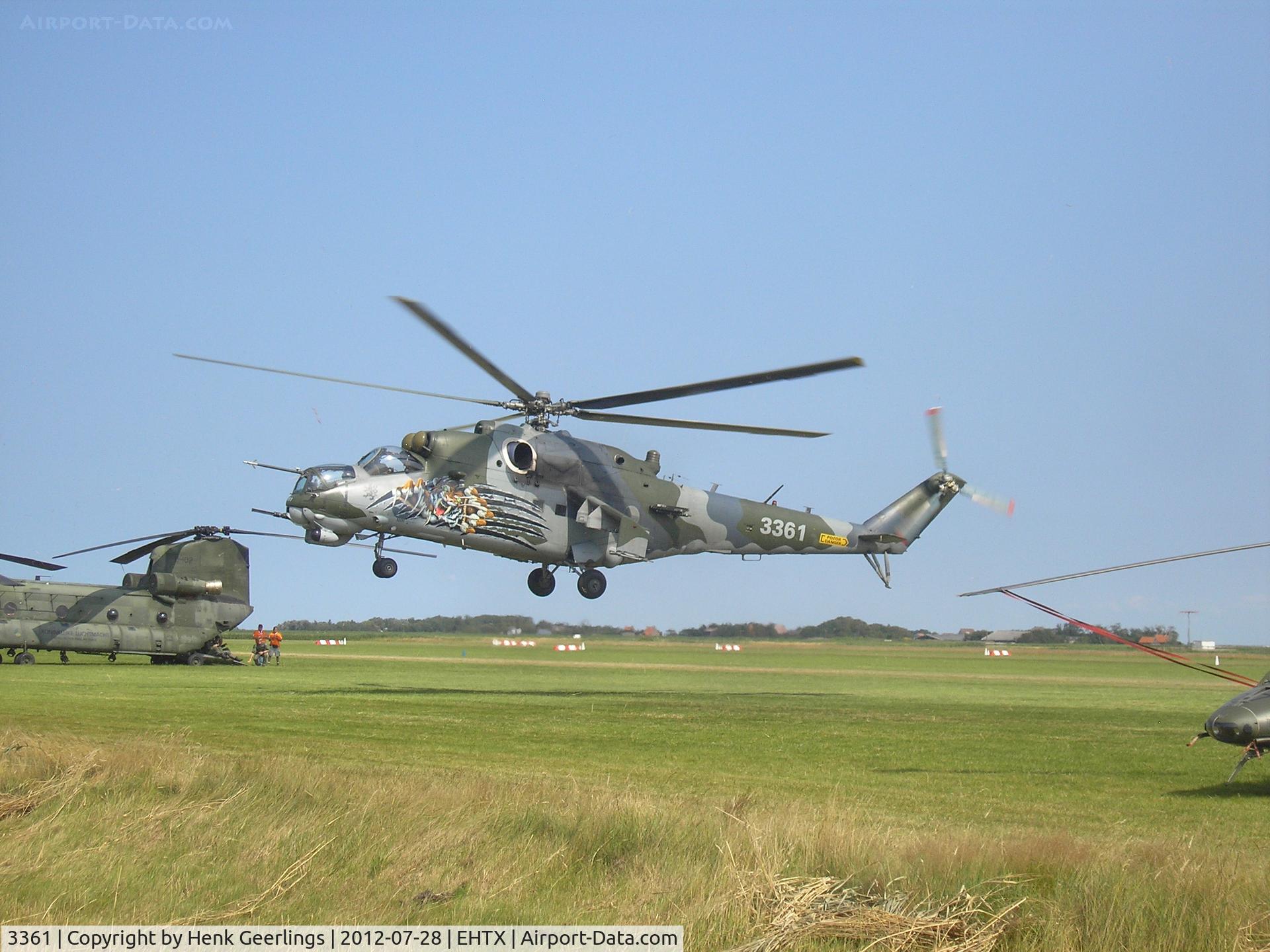 3361, 2005 Mil Mi-35 Hind E C/N 203361, Texel Air Show ; Czech AF