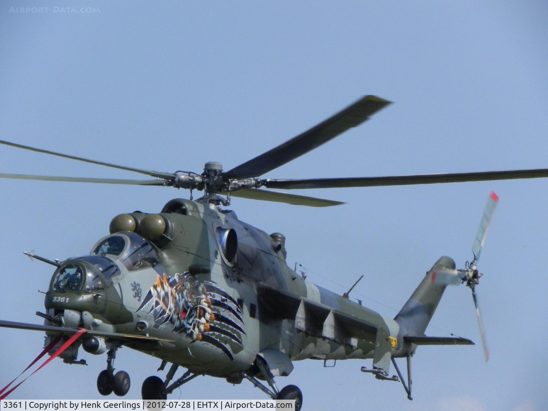 3361, 2005 Mil Mi-35 Hind E C/N 203361, Texel Air Show ; Czech AF