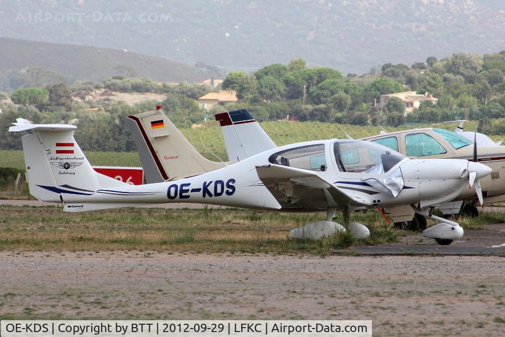 OE-KDS, Diamond DA-40 Diamond Star C/N 40.016, Parked