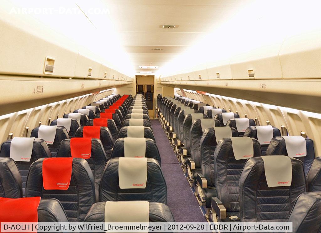 D-AOLH, 1989 Fokker 100 (F-28-0100) C/N 11265, Pax Cabin after some modification.