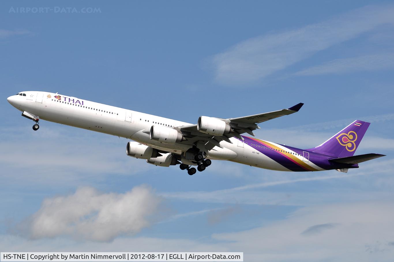 HS-TNE, 2005 Airbus A340-642 C/N 719, Thai Airways
