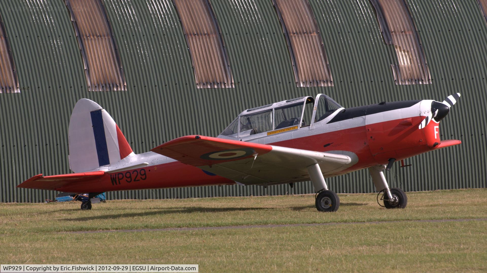 WP929, 1952 De Havilland DHC-1 Chipmunk T.10 C/N C1/0807, 3. WP929 at Duxford Airfield.