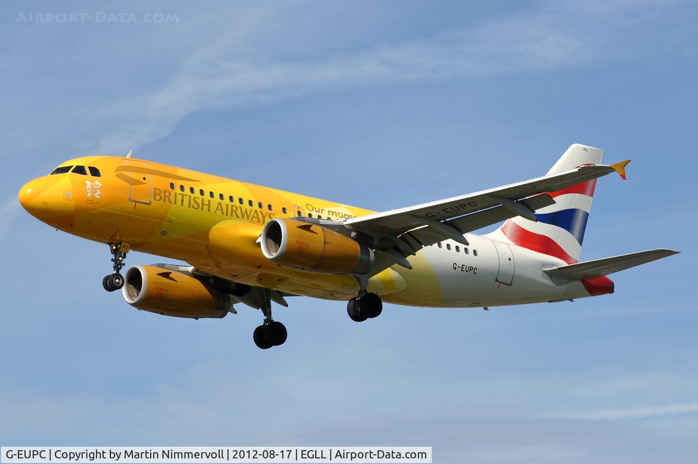 G-EUPC, 1999 Airbus A319-131 C/N 1118, British Airways